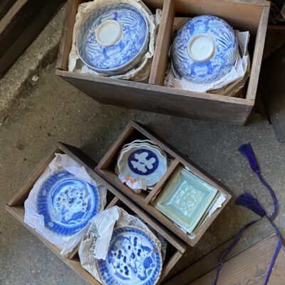 三重県桑名市に住む方からの古い陶器類の持ち込み買取